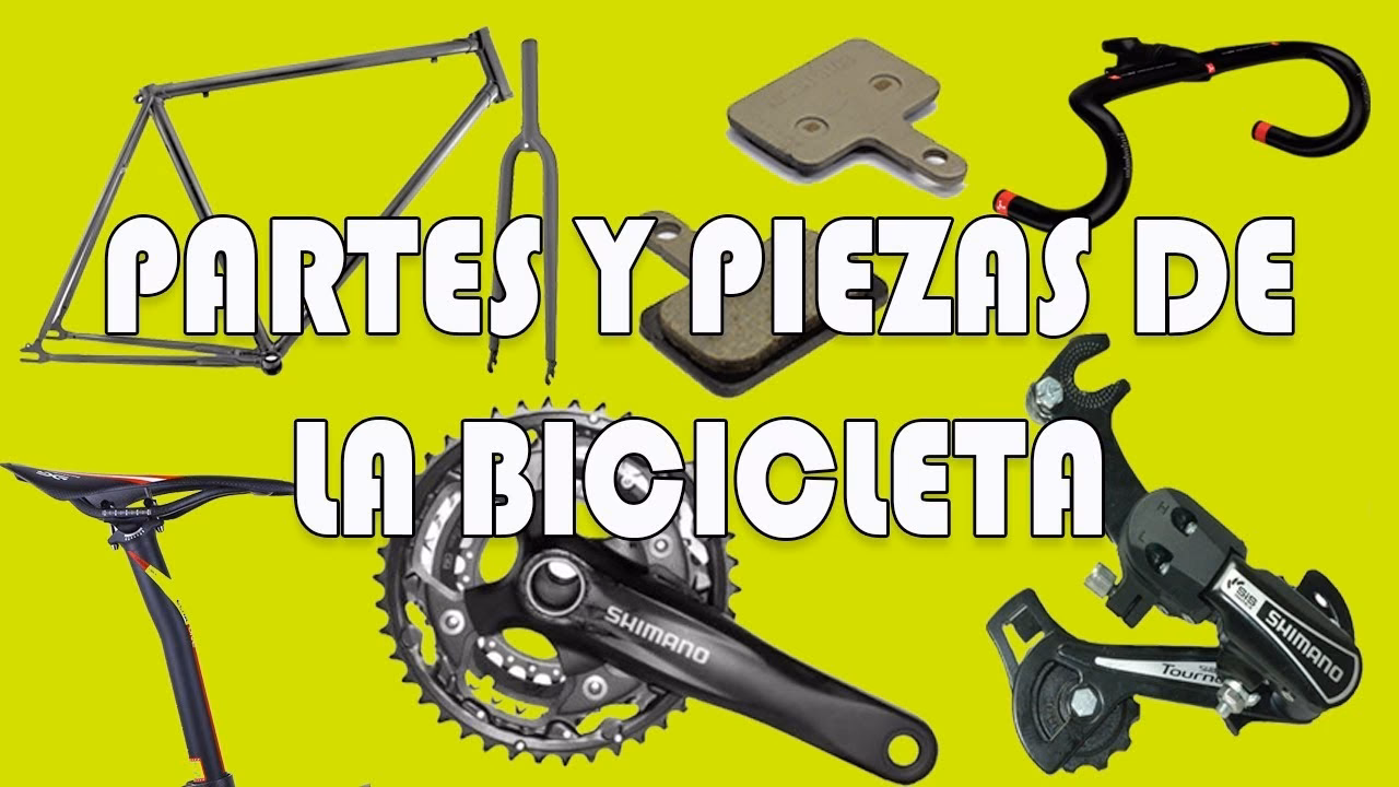 ¿Qué piezas necesitas para armar una bicicleta?