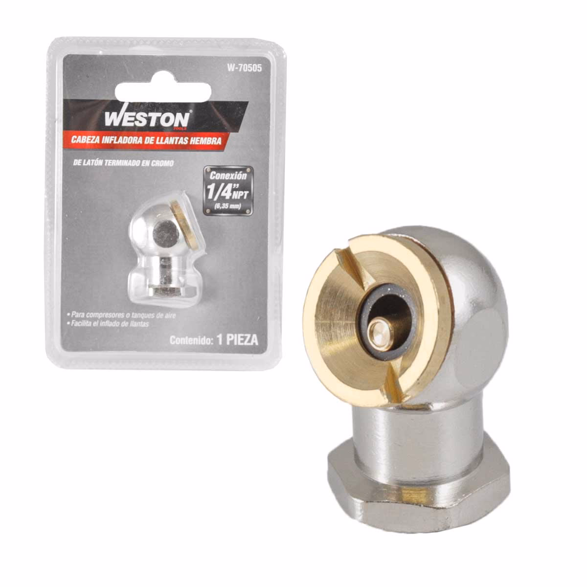 ¿Cómo se llama el aparato que infla las llantas?