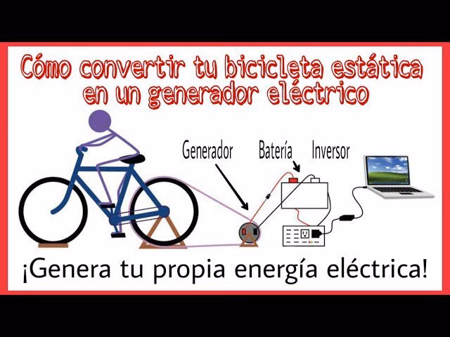 ¿Qué tipo de energía se utiliza en una bicicleta?