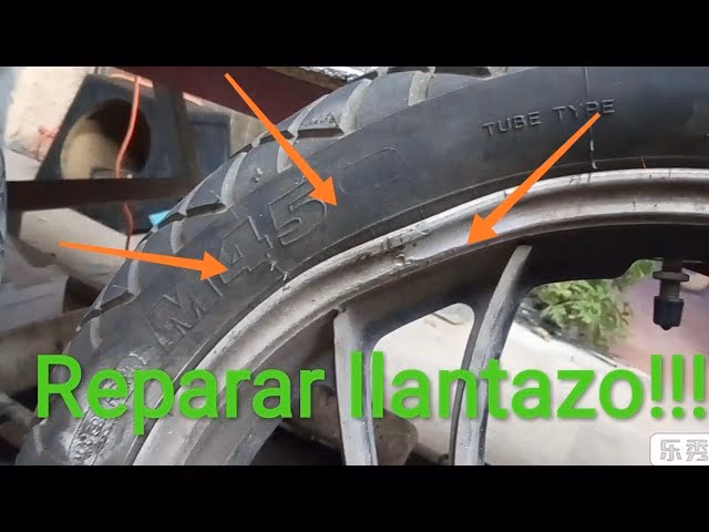 ¿Qué pasa si las llantas están golpeadas?