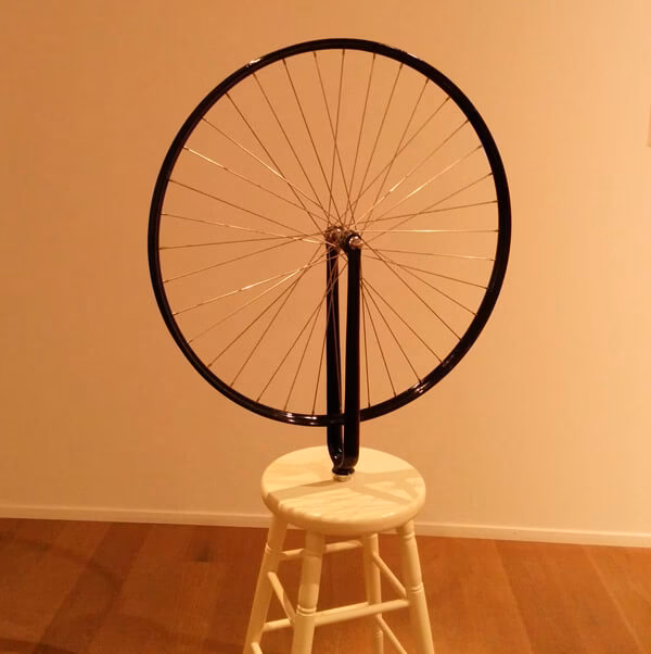 ¿Qué tipo de obra es la rueda de bicicleta?