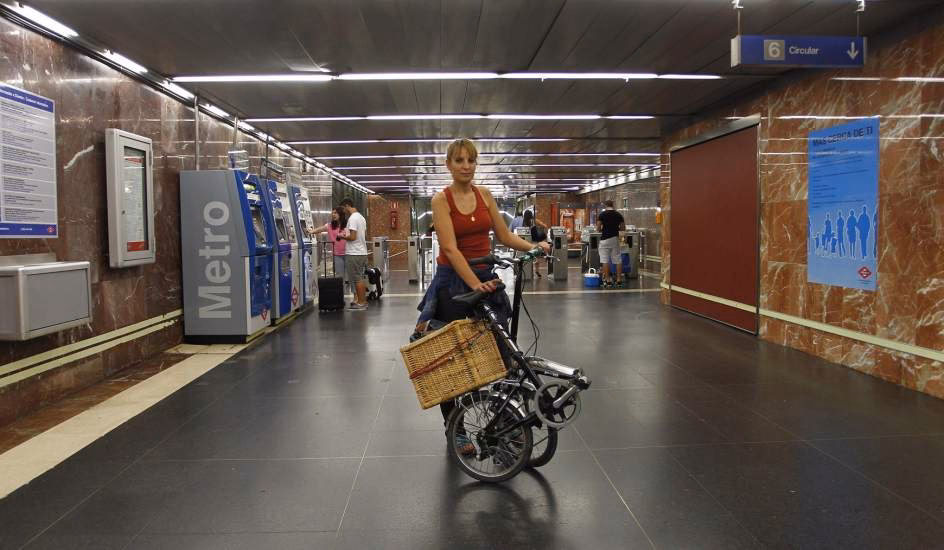¿Cómo llevar mi bici en el Metro?