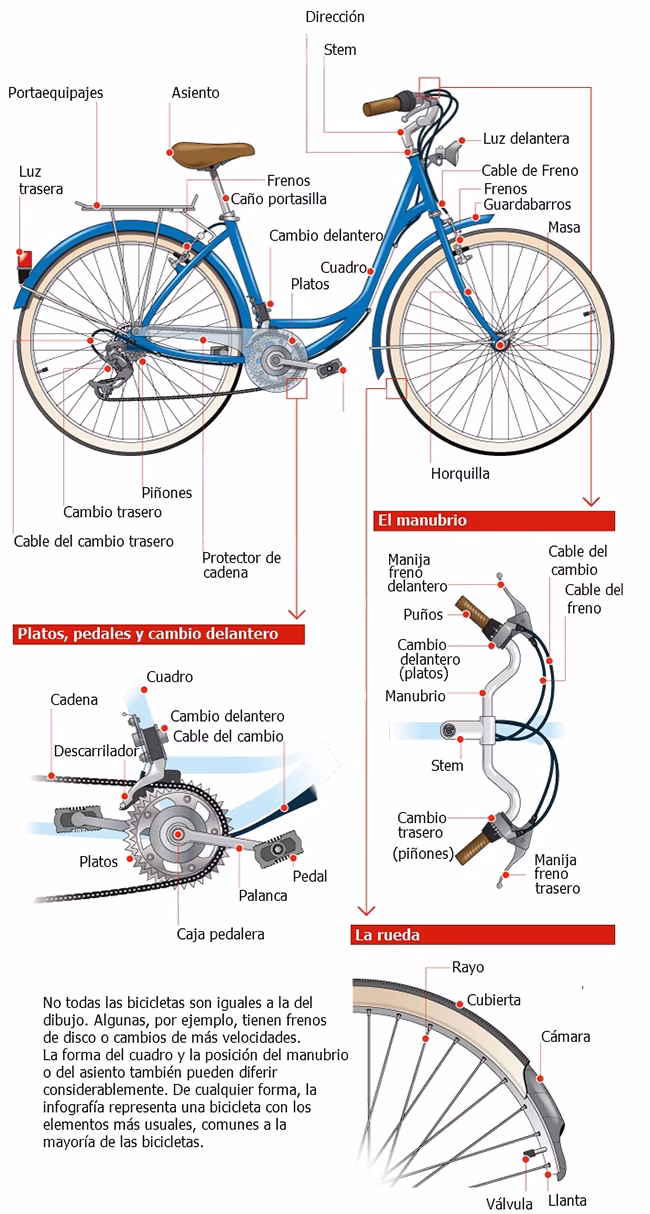 ¿Cuál es el sistema de la bicicleta?