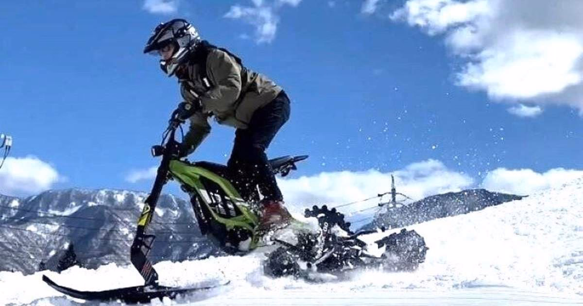What is a snow bike called?