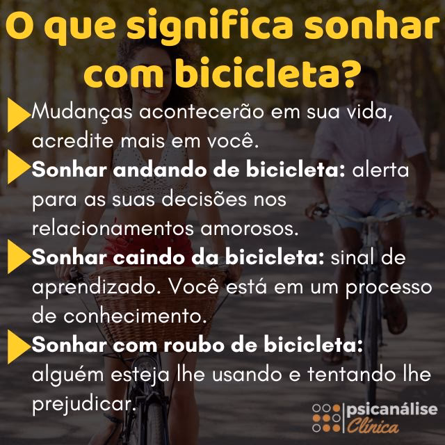 O que simboliza a bicicleta?