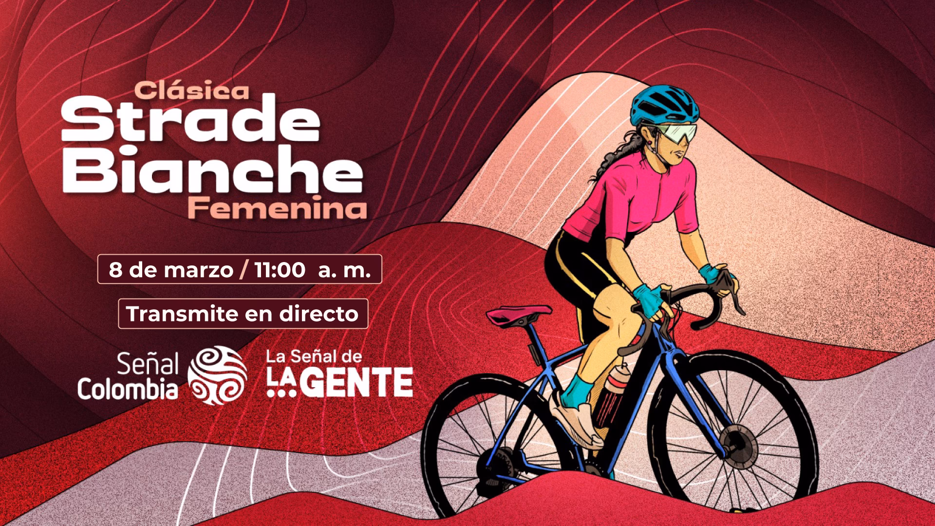 ¿Dónde puedo ver strade bianches?