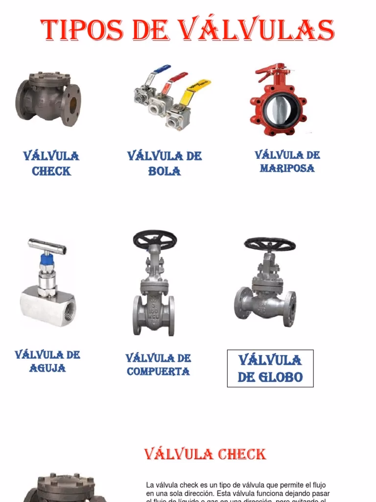 ¿Cuántas válvulas hay?