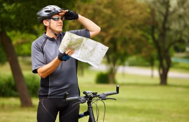 How do I track my bicycle ride?