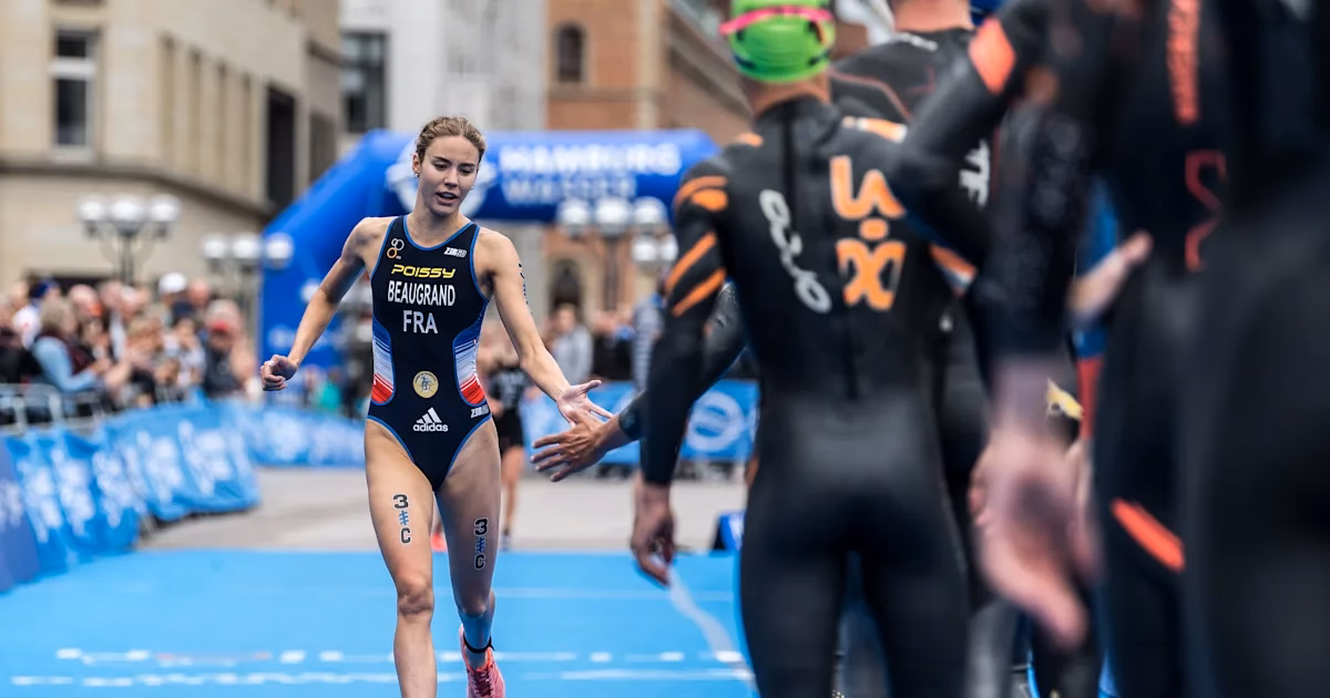 What are the 3 distances in a triathlon?