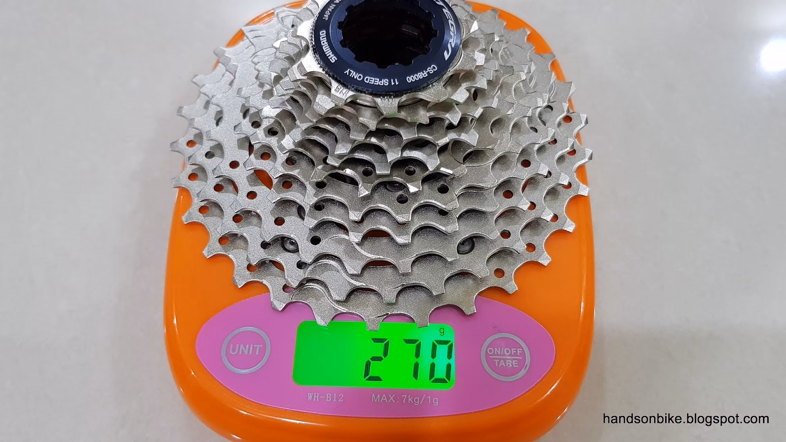 How much does the Ultegra 11 speed cassette weight?