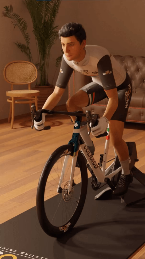 How much is the Whoosh cycling app?